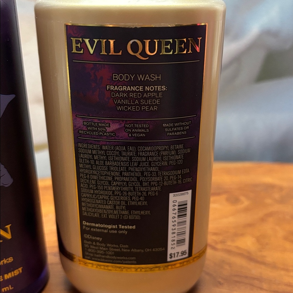 Bath & Body Works Disney Villains Evil Queen Mist and Body Wash - Picture 2 of 2